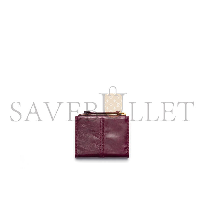 Pra*a small leather wallet 1ml050 (11.5*8cm)